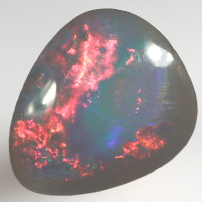 SOLID SEMI BLACK OPAL Very bright large rolling flashes SEE VIDEO
